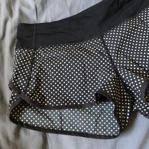 Lululemon polka dot speed shorts